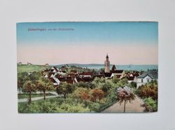 Äldre vykort Ueberlingen von der Uhlandshöhe.