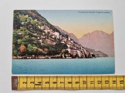 Äldre vykort Un saluto da Gandria. (Lago di Lugano.)