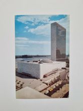 Äldre vykort United Nations Building