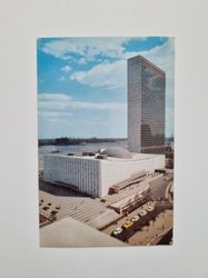 Äldre vykort United Nations Building