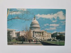 Äldre vykort United States Capitol.