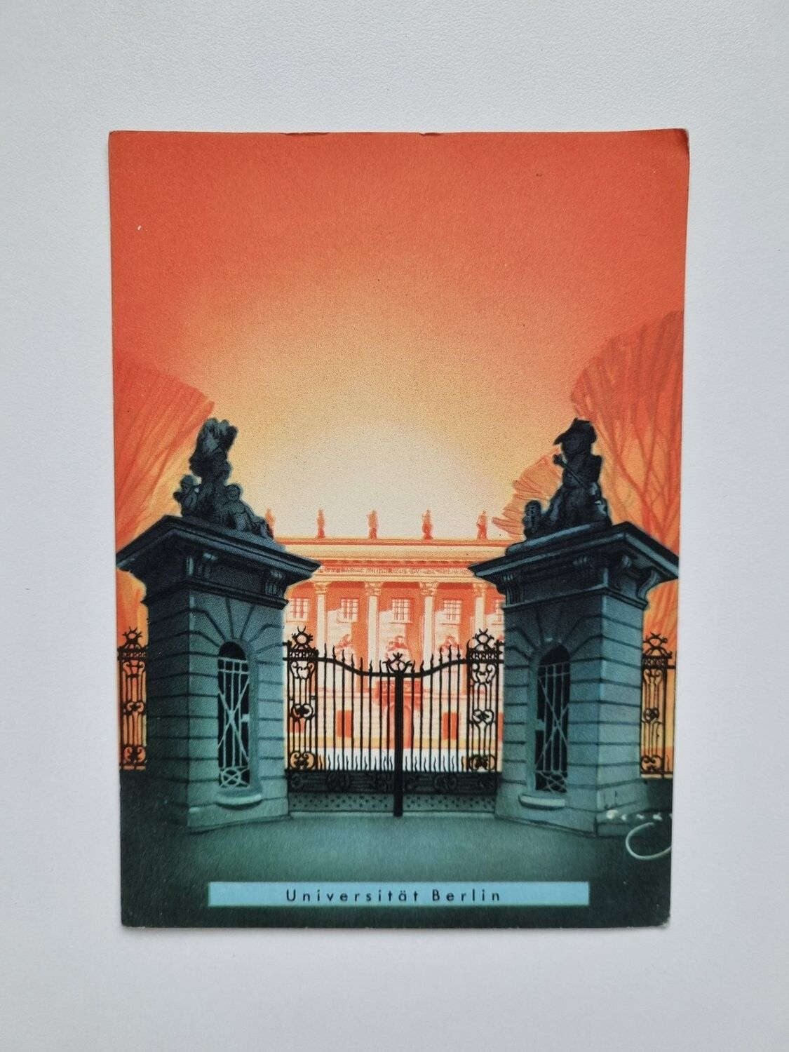 Äldre vykort Universität Berlin