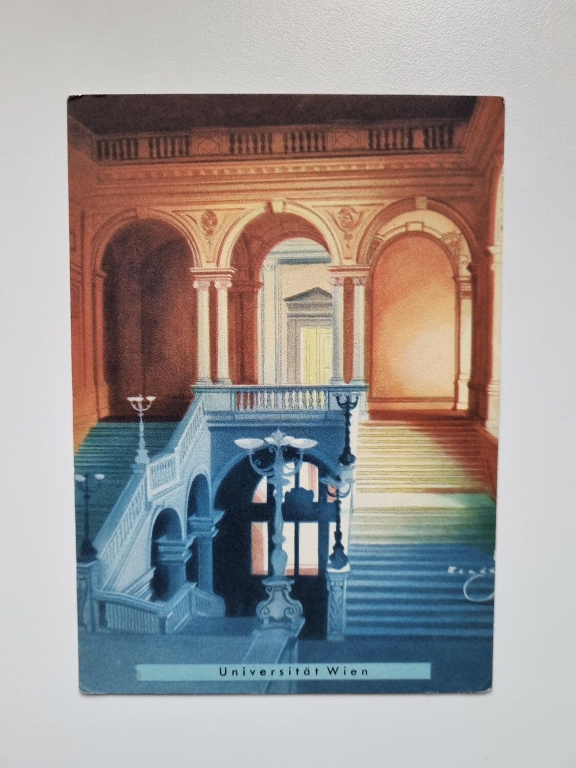Äldre vykort Universität Wien