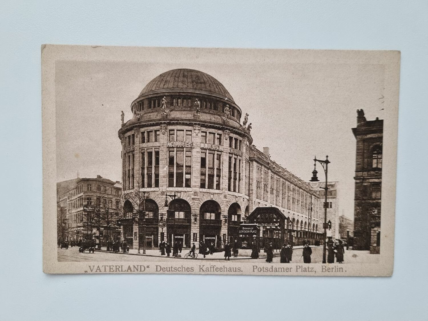 Äldre vykort VATERLAND Deutsches Kaffeehaus