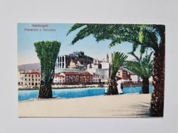Äldre vykort VENTIMIGLIA Passerella e Belvedere