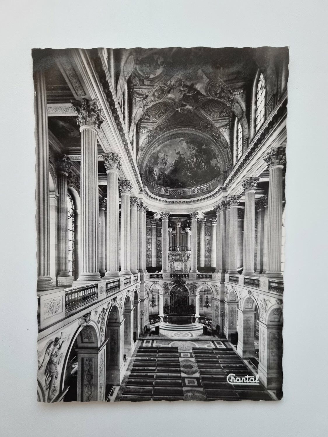 Äldre vykort VERSAILLES Intérieur de la Chapelle