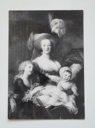 Äldre vykort VERSAILLES VIGEE LEBRUN