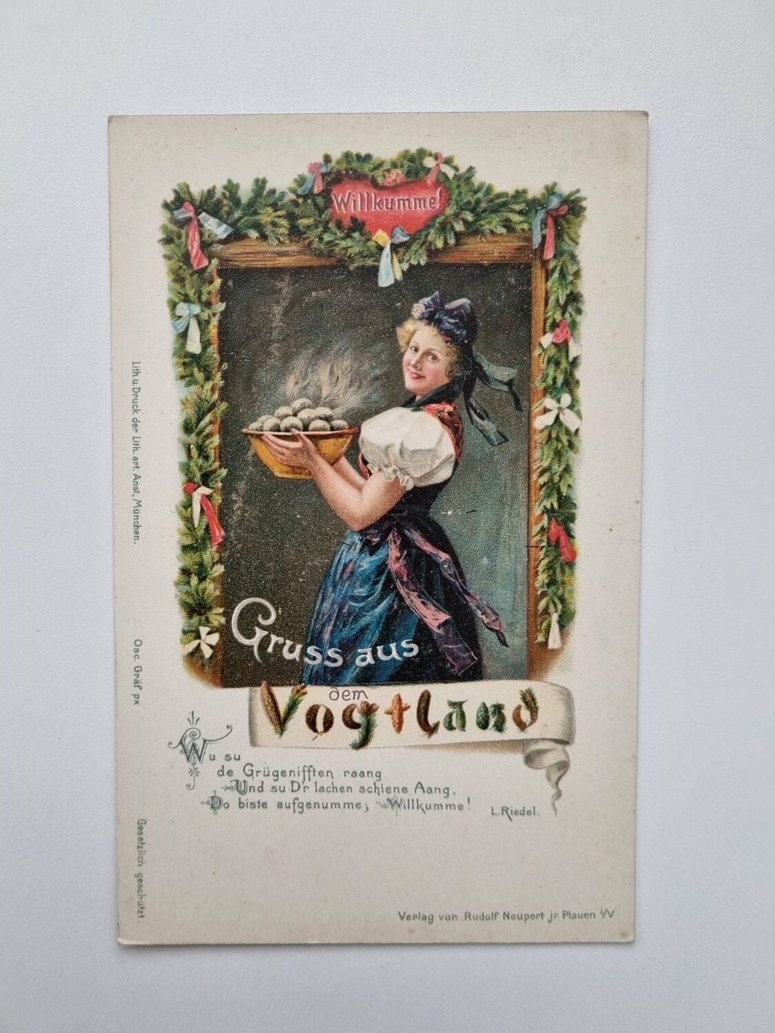 Äldre vykort Vogtland