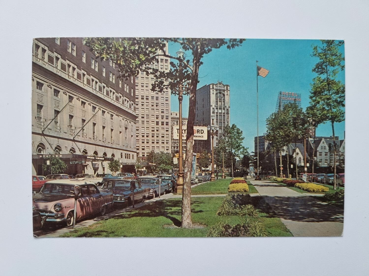 Äldre vykort WASHINGTON BOULEVARD