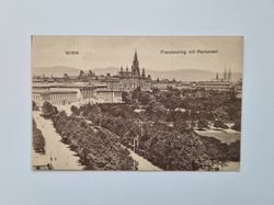 Äldre vykort WIEN Franzensring mit Parlament
