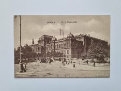Äldre vykort WIEN I. K. k. Universität, 1914