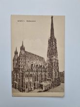 Äldre vykort WIEN I. Stefansdom