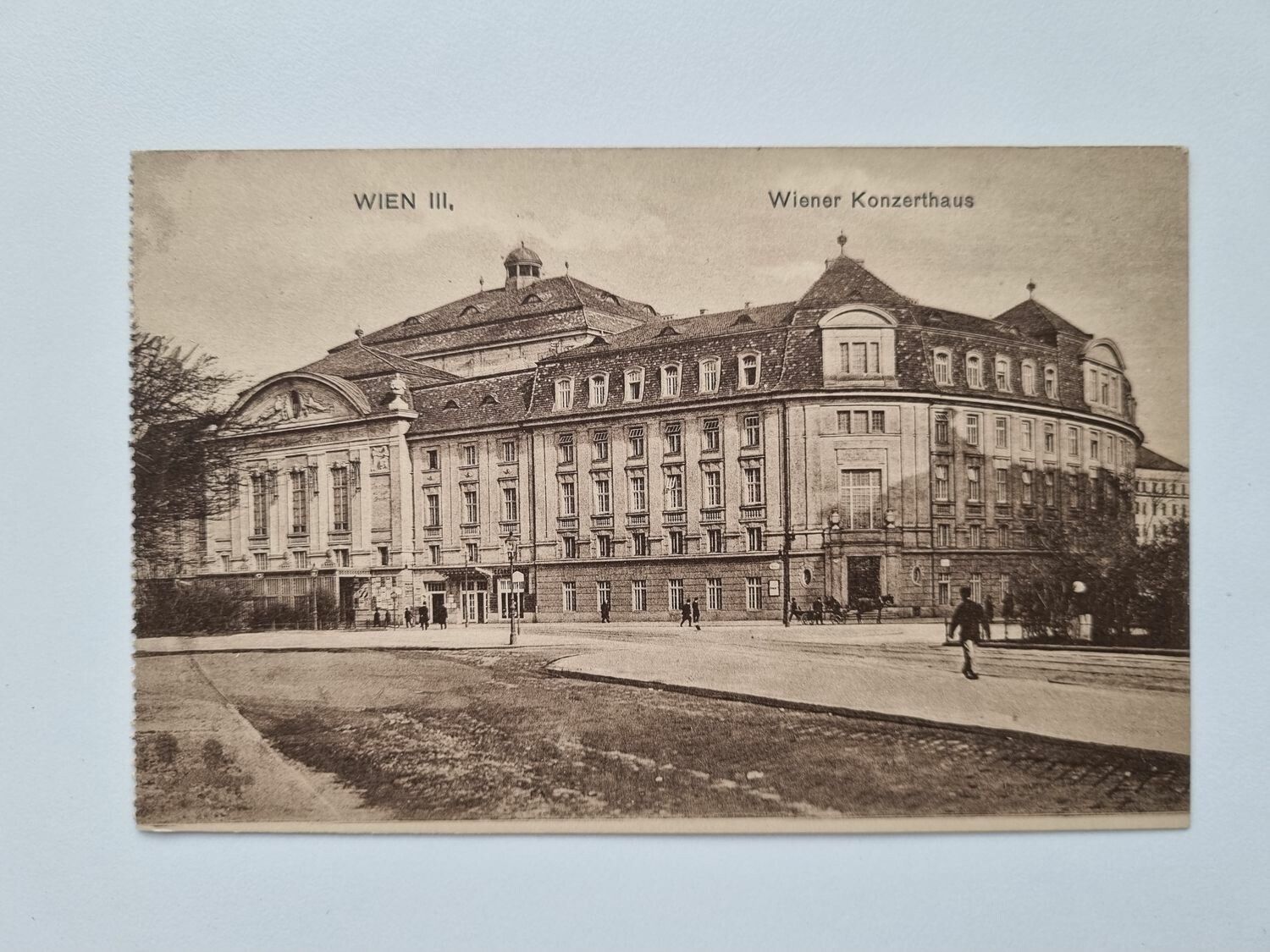 Äldre vykort WIEN III, Wiener Konzerthaus