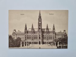 Äldre vykort WIEN Rathaus