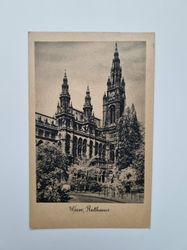 Äldre vykort Wien, Rathaus