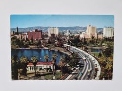 Äldre vykort WILSHIRE BOULEVARD