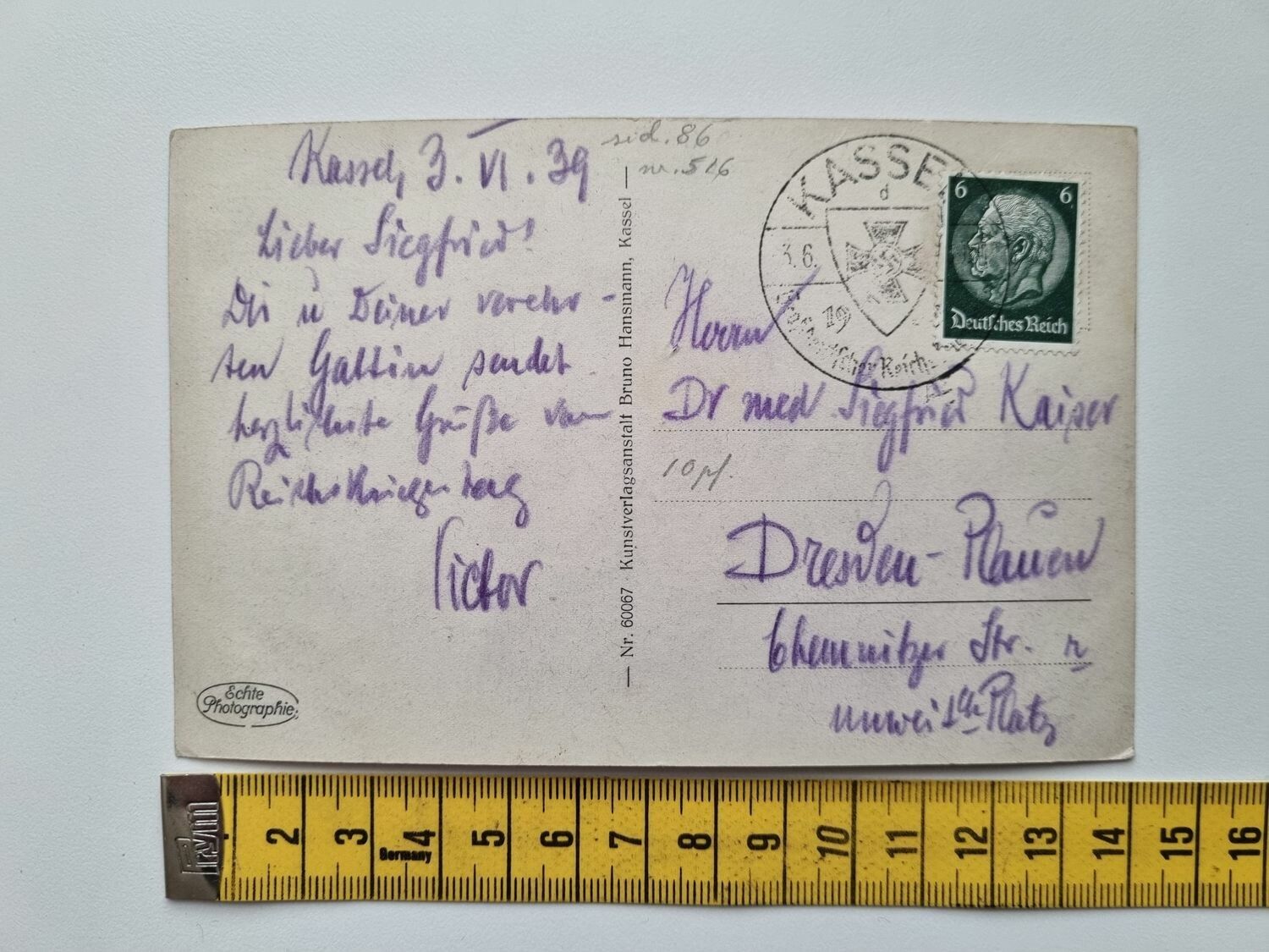 Äldre vykort Wilhelmshöhe, Schloß.