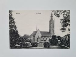 Äldre vykort Wörlitz Die Kirche