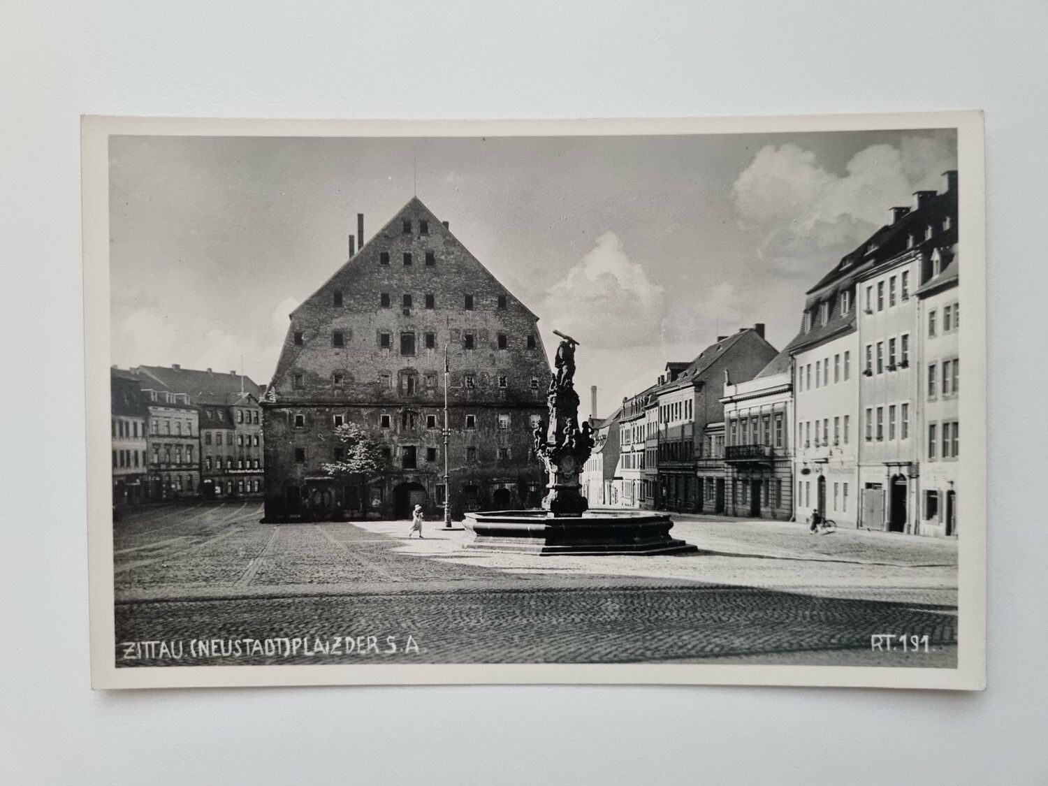 Äldre vykort ZITTAU (NEUSTADT) PLAIZDER S.A.