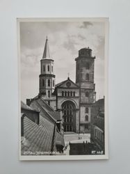 Äldre vykort ZITTAU JOHANNIS KIRCHE