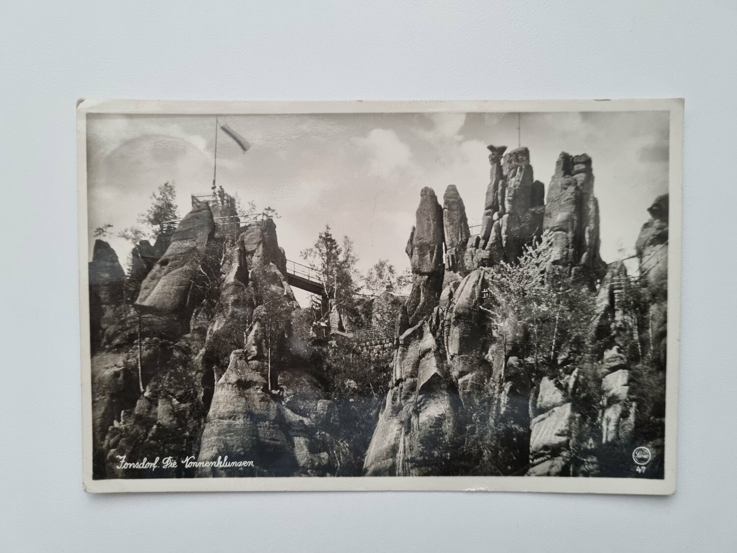 Äldre vykort Zittauer Gebirge Kurort Jonsdorf.