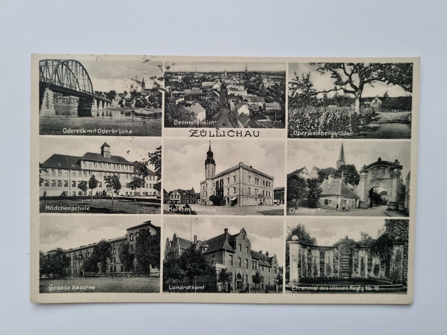 Äldre vykort ZULLICHAU