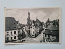 Äldre vykort Zwickau i. Sa. Schiffshaus m. Dom