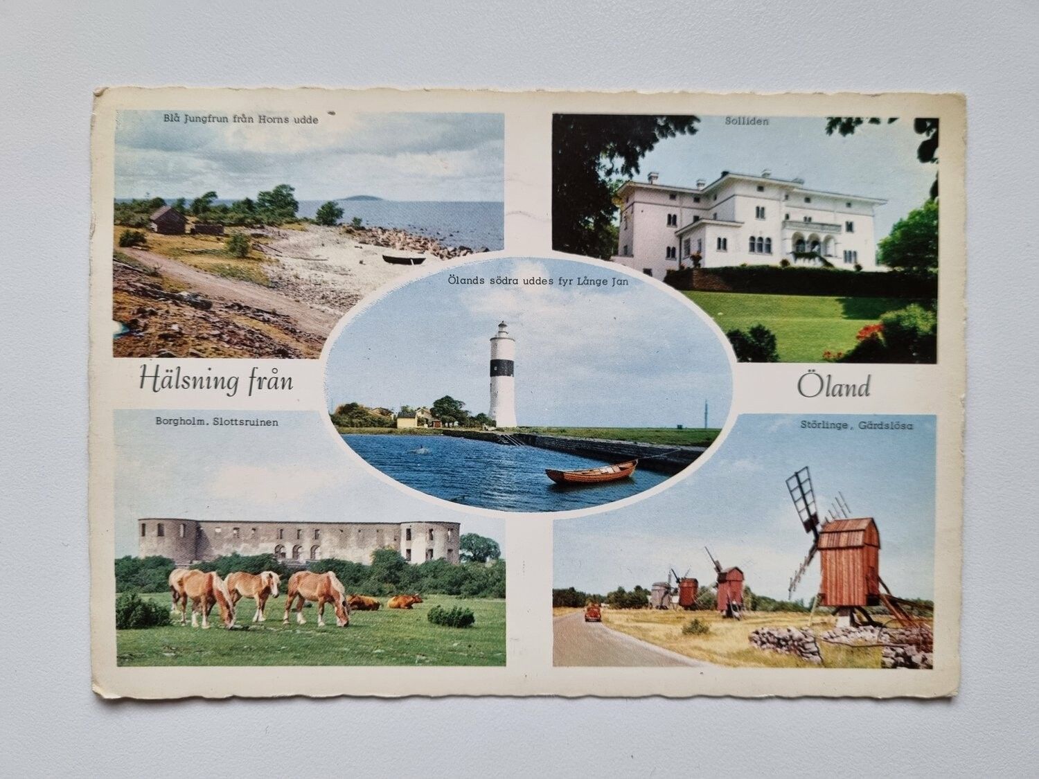 Äldre vykort Öland 1964