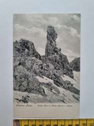 Äldre vykort Allgäuer Alpen.