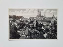 Äldre vykort Blick auf Alt-Meissen.