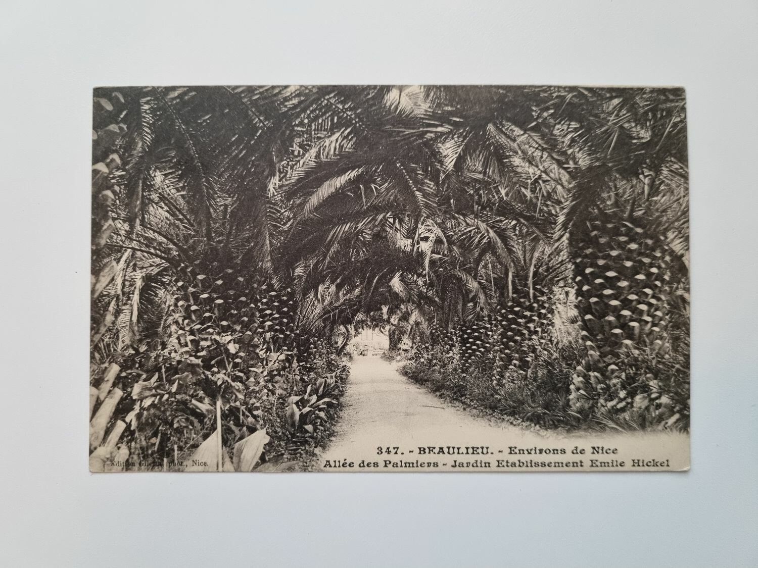 Äldre vykort BRAULIEU. - Environs de Nice