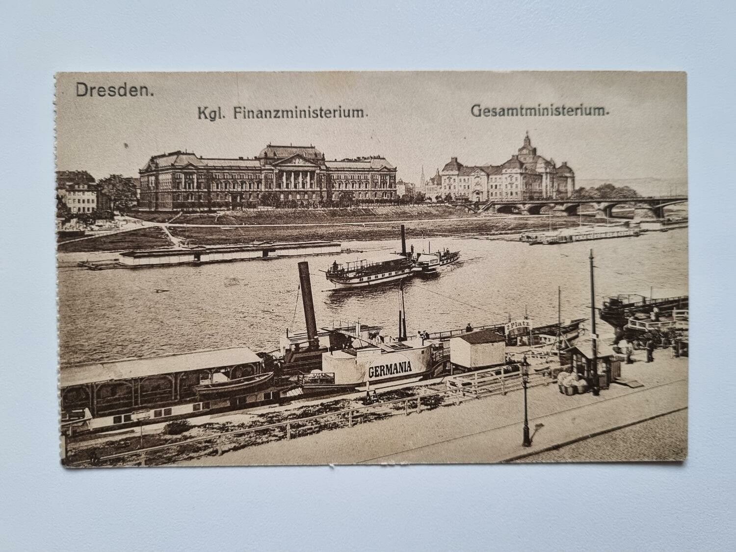 Äldre vykort Dresden.