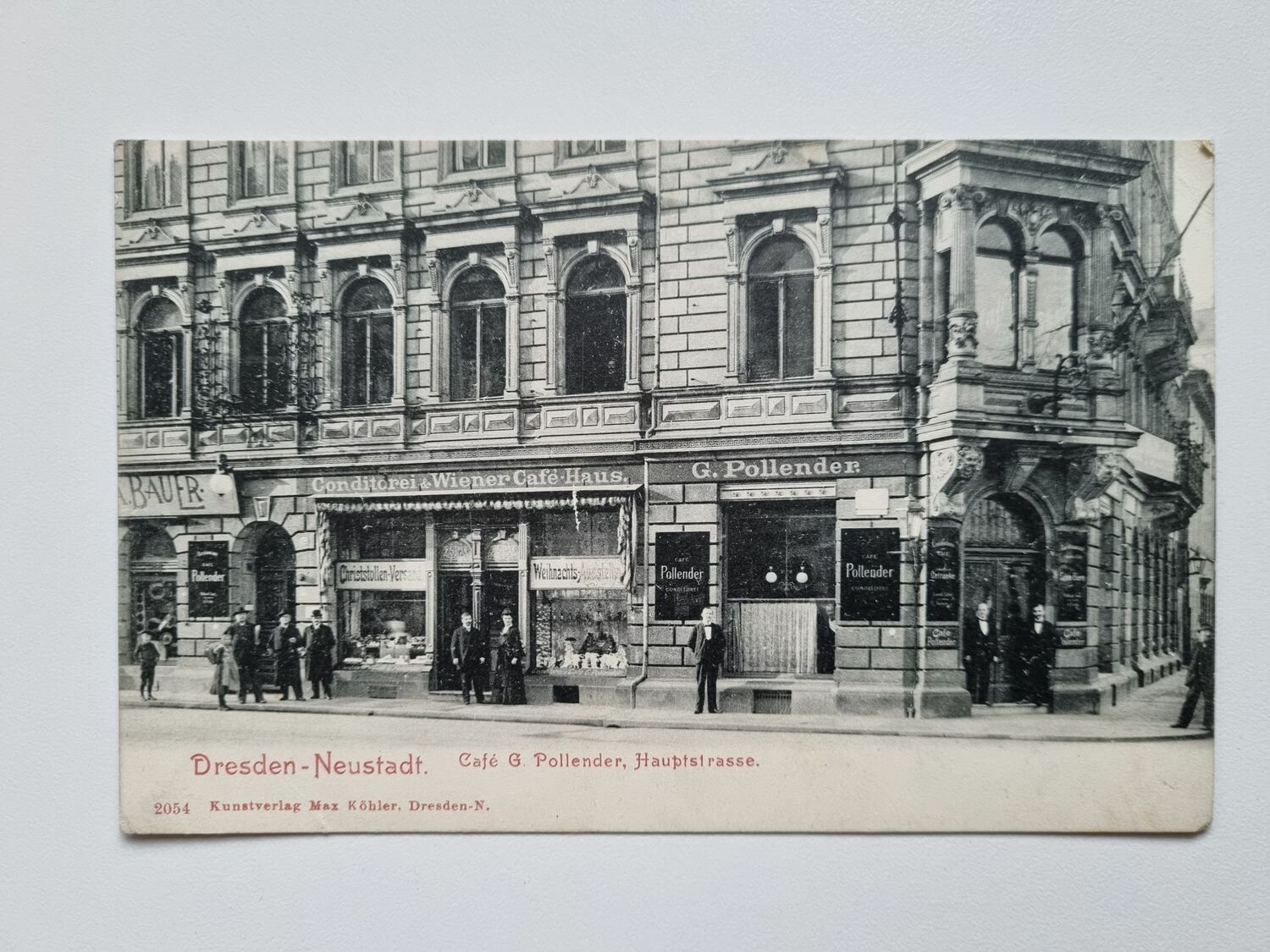Äldre vykort Dresden-Neustadt.