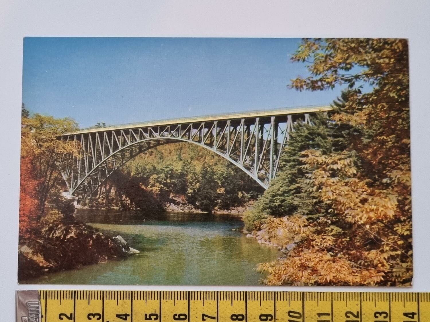 Äldre vykort FRENCH KING BRIDGE