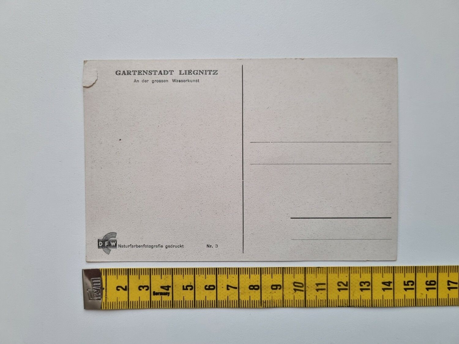 Äldre vykort GARTENSTADT LIEGNITZ