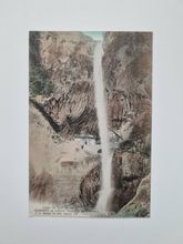 Äldre vykort GORGES du LOUP Cascade de Courmes
