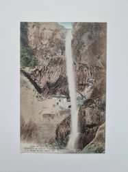 Äldre vykort GORGES du LOUP Cascade de Courmes