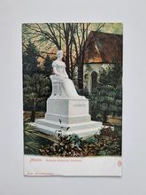 Äldre vykort Meran. Kaiserin Elisabeth Denkmal.
