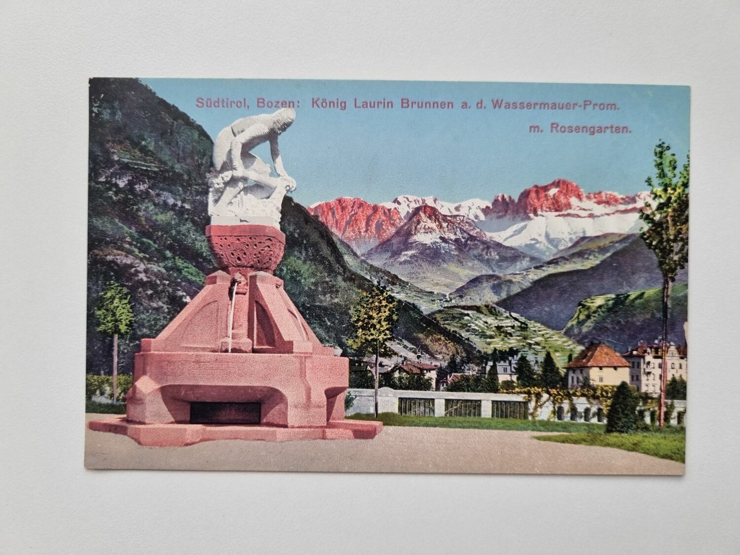 Äldre vykort Südtirol, Bozen
