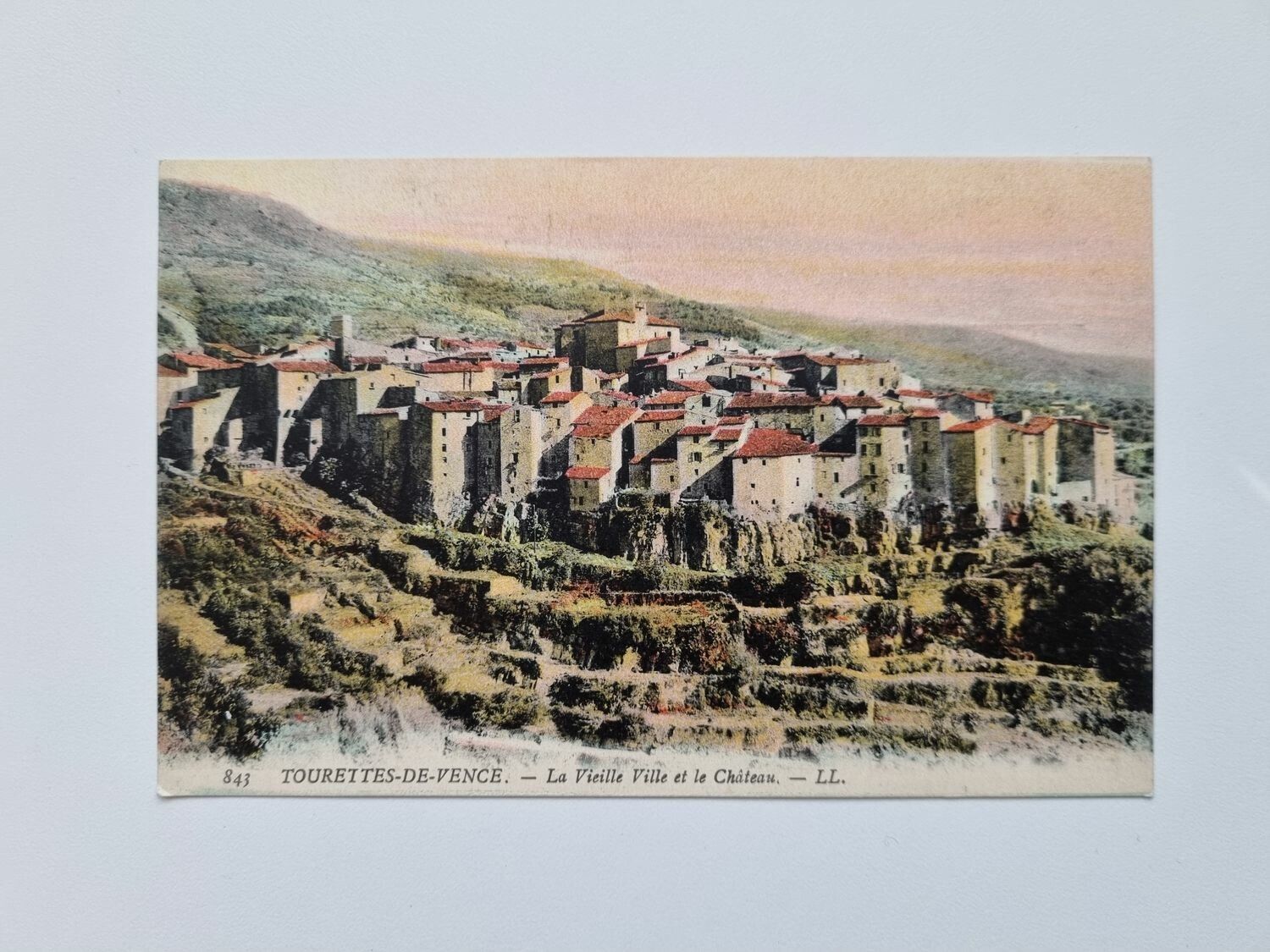 Äldre vykort TOURETTES-DE-VENCE.