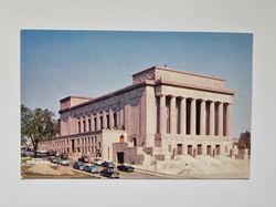 Äldre vykort WORCESTER MEMORIAL AUDITORIUM Worcester, Mass.