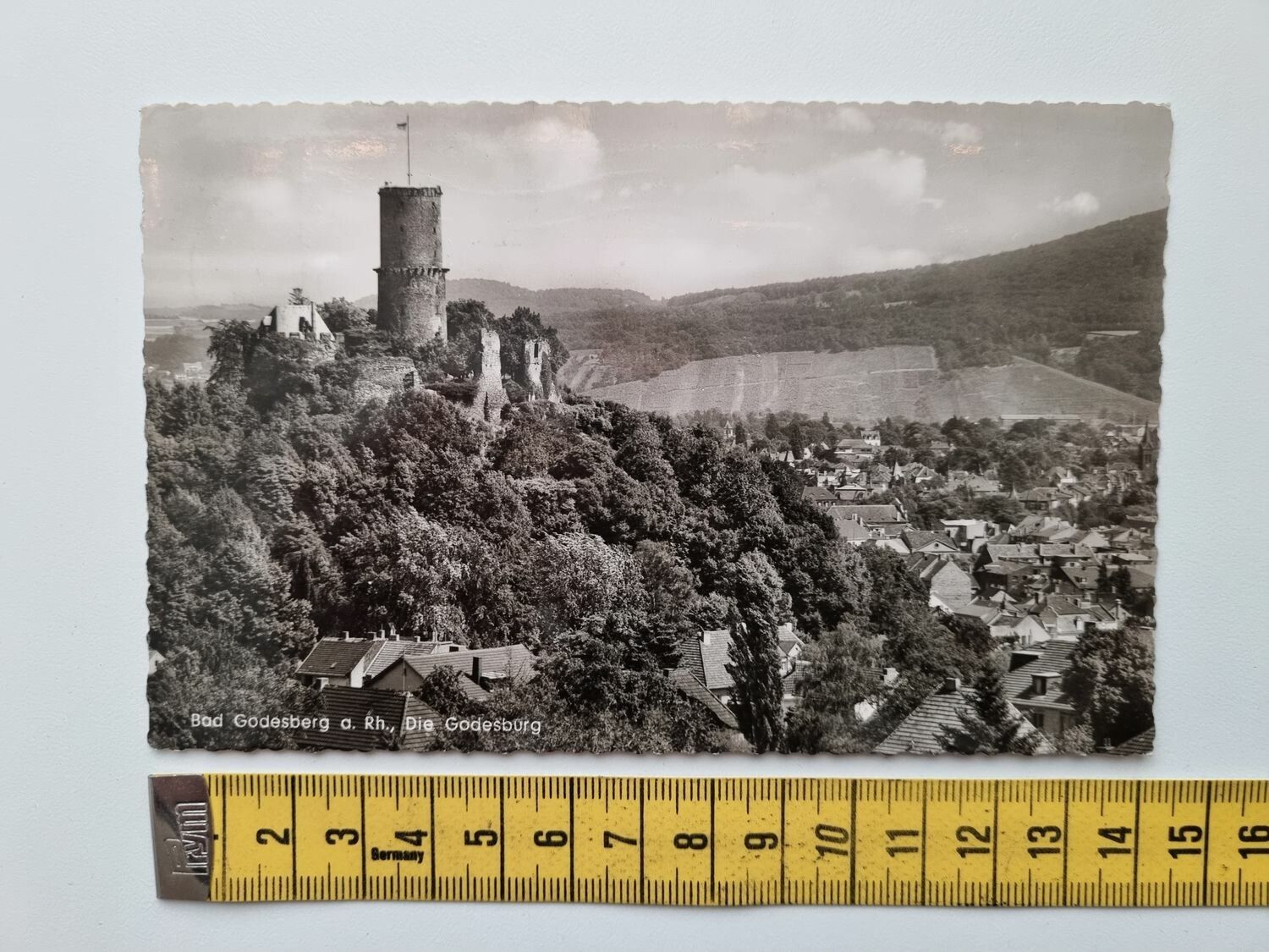 Äldre vykort, Bad Godesberg a. Rh., Die Godesburg