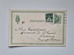 Äldre vykort, brevkort 1913