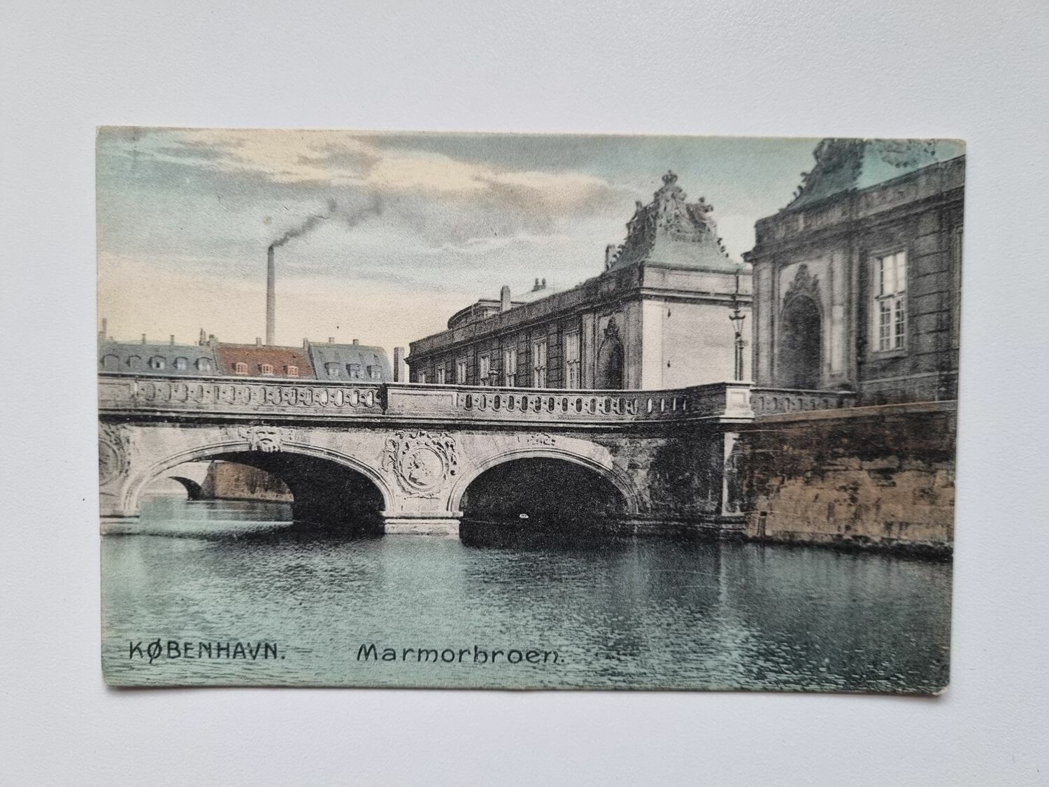 Äldre vykort, brevkort KØBENHAVN. Marmorbroen