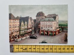 Äldre vykort, Burgplatz und Rheintor