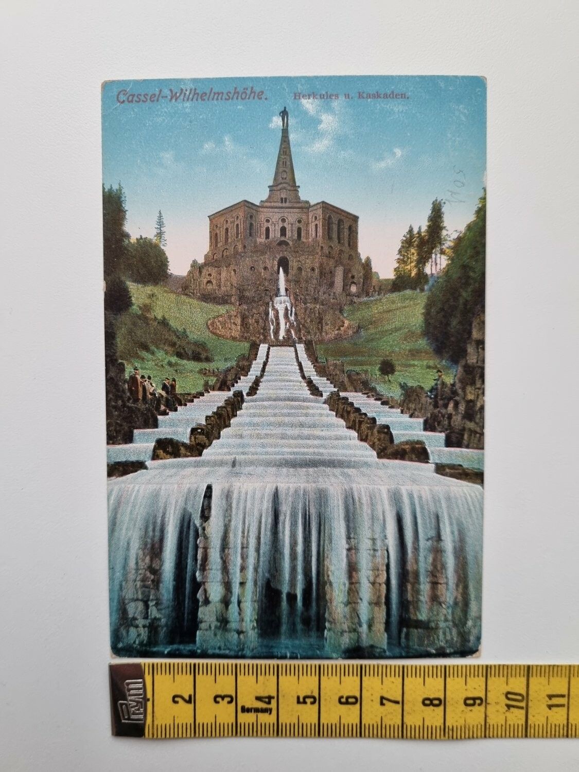 Äldre vykort, Cassel-Wilhelmshöhe. Herkules u. Kaskaden
