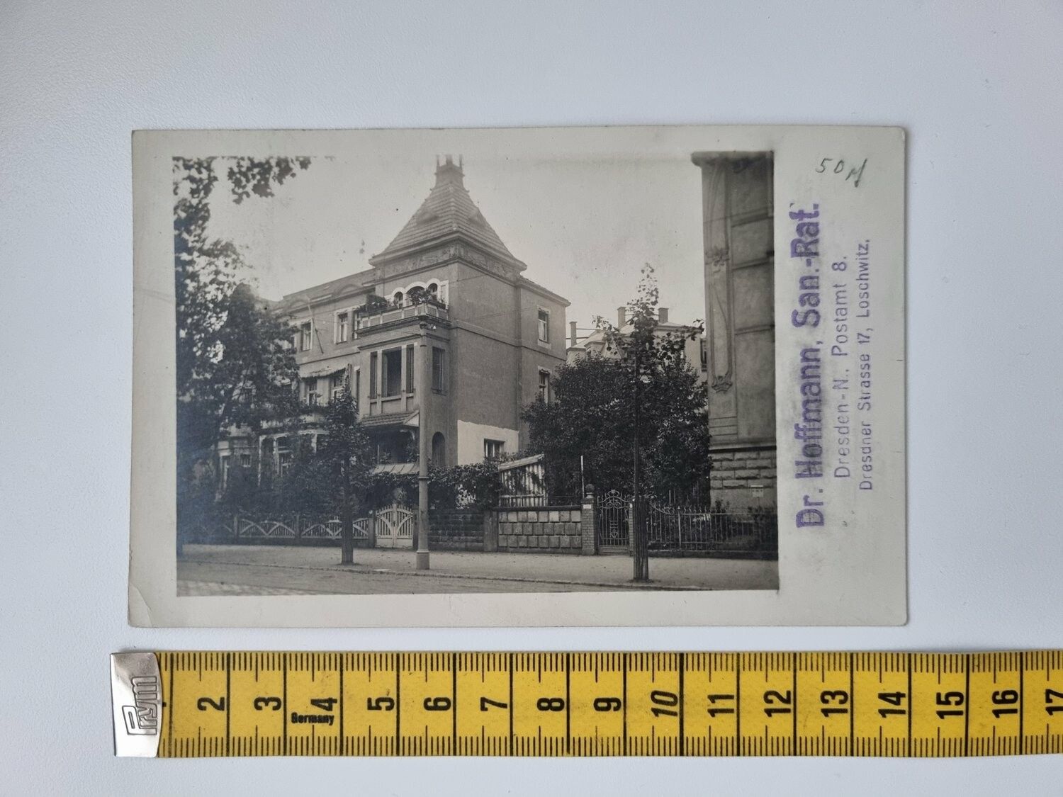Äldre vykort Dr. Hoffmann. San. -Rat 1913