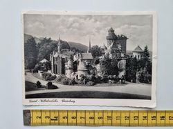Äldre vykort, Kassel-Wilhelmshöhe. Löwenburg