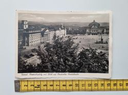 Äldre vykort, Kassel. Friedrichsplatz mit Blick auf Preußisches Staatstheater