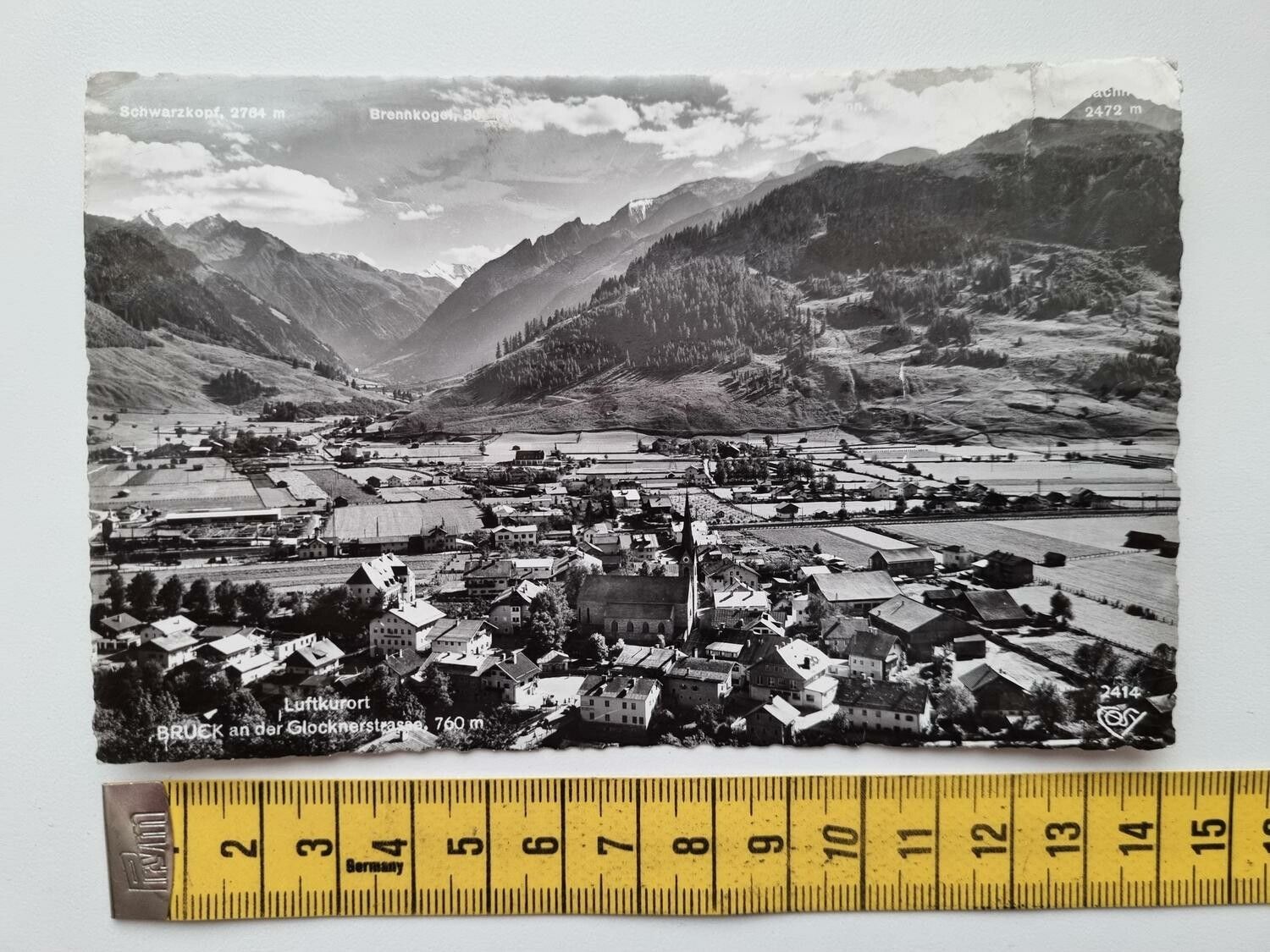 Äldre vykort Luftkurort BRUCK an der Glocknersteasan, 760 m